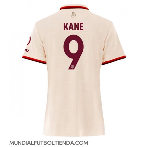 Camiseta Bayern Munich Harry Kane #9 Tercera Equipación Replica 2024-25 para mujer mangas cortas